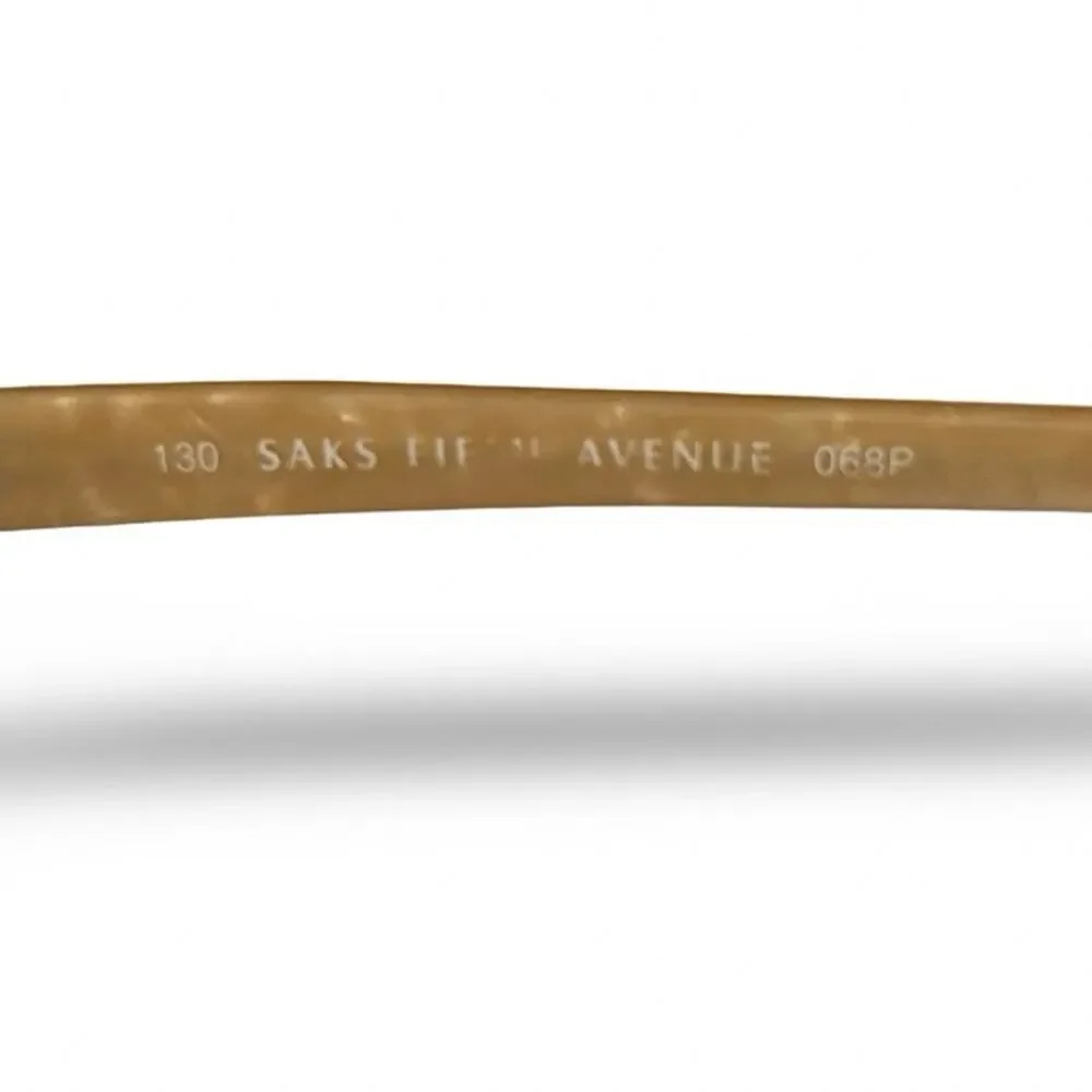 Saks Fifth Avenue‎ Women's S5A228 Eyeglass Frame Designer Full Wrap Rim Metal